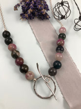 Load image into Gallery viewer, Tourmaline Toggle Clasp Necklace