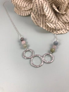 Spring Time Circles of Joy Necklace